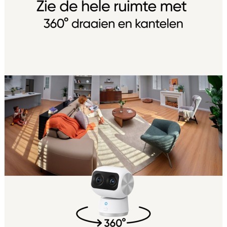 Eufy S350 Indoor Network Surveillance Camera 3840 x 2160 - Superior Security with 24/7 Monitoring!
